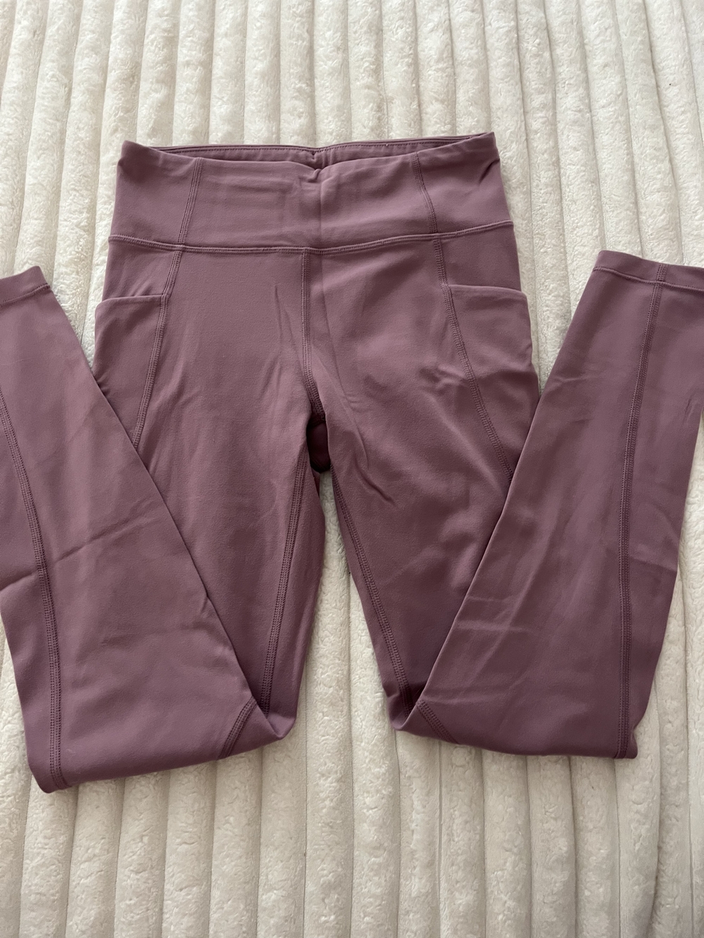 Athleta Girls High-Rise Leggings in Dusty Plum